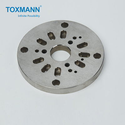 ชิ้นส่วนโลหะกลึงความแม่นยำ DC53 HRC58-62 ความคลาดเคลื่อน 0.01mm