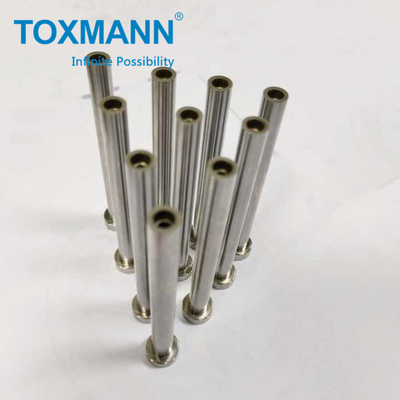 ใส่ Pin SKD61 Ejector Pins สายตรงแม่นยํา Ejector Press Pins, S45c ชิ้นส่วนเจาะโลหะแม่นยํา