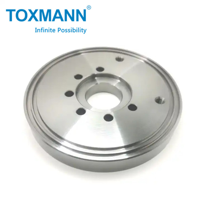 บริการแปรรูปเครื่องหมุน CNC อลูมิเนียม ความละเอียดสูง การเชื่อมต่อ Flange CNC ส่วนการแปรรูป