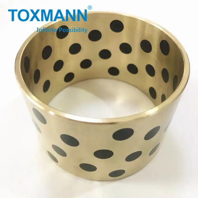 Oem เครื่องแปรรูป Custom ความแม่นยํา Cnc การแปรรูปส่วนโลหะ Graphite เติมทองแดงทองแดง Bushing