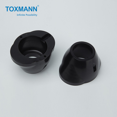 AL7075 ส่วนประกอบอลูมิเนียมของเครื่อง CNC พื้นผิวอโนไดซ์สีดำ
