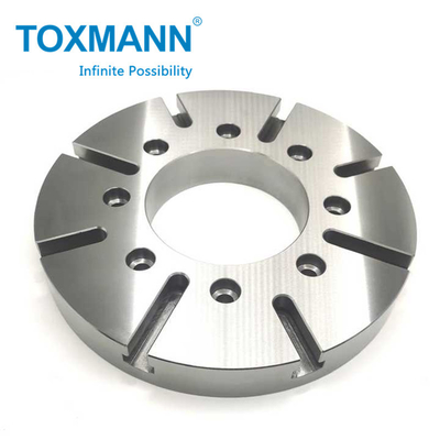 CNC Lathe Processing Parts Alloy Steel Flange Plate เครื่องควบคุมเลขที่ยั่งยืน เครื่องสํารองศูนย์แปรรูป CNC