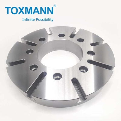 CNC Lathe Processing Parts Alloy Steel Flange Plate เครื่องควบคุมเลขที่ยั่งยืน เครื่องสํารองศูนย์แปรรูป CNC