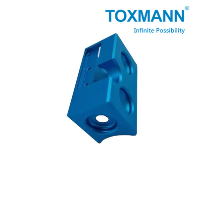 CNC ที่กําหนดเอง การแปรรูปแม่นยําสีฟ้า anodized อลูมิเนียมเหล็กไร้ขัดส่วน cnc อะไหล่โลหะ