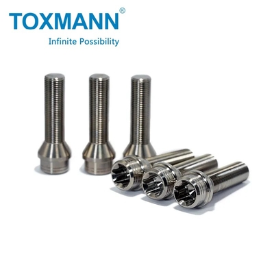 เก้าอี้บอล Gr.5 ทิตาเนียมสกัดล้อ Lug bolt Nut Hub สําหรับรถยนต์