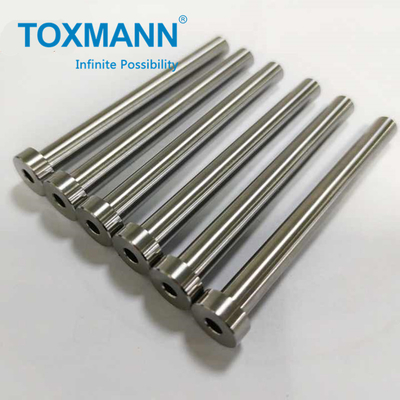 ใส่ Pin SKD61 Ejector Pins สายตรงแม่นยํา Ejector Press Pins, S45c ชิ้นส่วนเจาะโลหะแม่นยํา