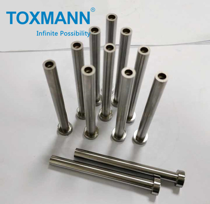 ใส่ Pin SKD61 Ejector Pins สายตรงแม่นยํา Ejector Press Pins, S45c ชิ้นส่วนเจาะโลหะแม่นยํา