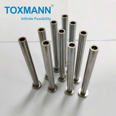 ใส่ Pin SKD61 Ejector Pins สายตรงแม่นยํา Ejector Press Pins, S45c ชิ้นส่วนเจาะโลหะแม่นยํา