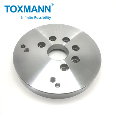 บริการแปรรูปเครื่องหมุน CNC อลูมิเนียม ความละเอียดสูง การเชื่อมต่อ Flange CNC ส่วนการแปรรูป