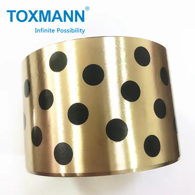 Oem เครื่องแปรรูป Custom ความแม่นยํา Cnc การแปรรูปส่วนโลหะ Graphite เติมทองแดงทองแดง Bushing