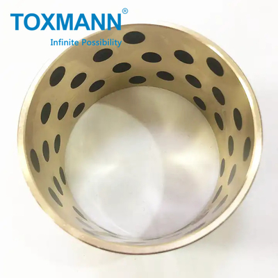 Oem เครื่องแปรรูป Custom ความแม่นยํา Cnc การแปรรูปส่วนโลหะ Graphite เติมทองแดงทองแดง Bushing