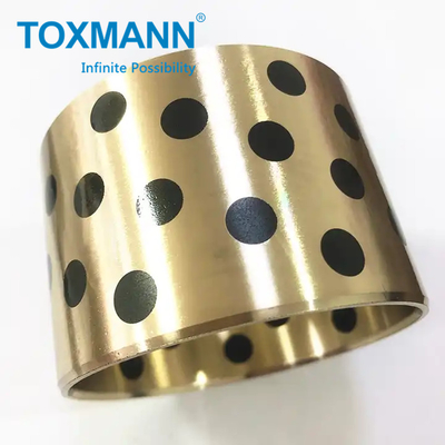Oem เครื่องแปรรูป Custom ความแม่นยํา Cnc การแปรรูปส่วนโลหะ Graphite เติมทองแดงทองแดง Bushing