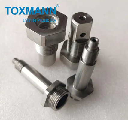 ความอดทนที่เข้มงวด SS304 SS316L CNC เครื่องแปรรูปเหล็กไร้ขัด CNC Milling Turning Auto Machinery Parts
