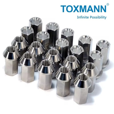 Gr5 ทิตาเนียม Cnc แผงย้อนชิ้นส่วน M12 M14 รถล้อ Bolts ล้อ